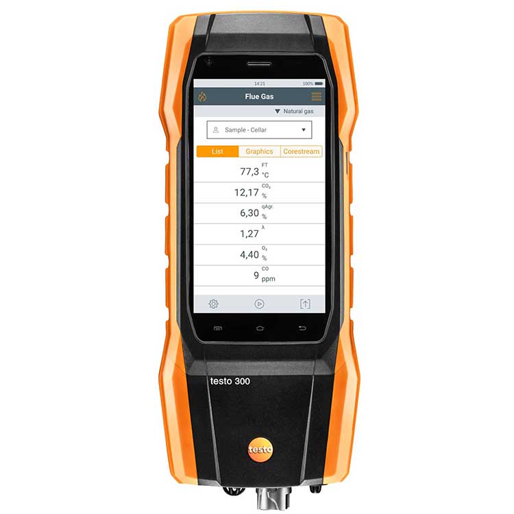 testo300LL長壽命煙氣分析儀基礎款1(三組分)